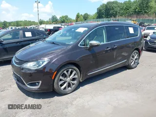 2017 Chrysler Pacifica Limited with VIN 2C4RC1GG7HR525064, listed as a IAAI auction lot 42572835 with 205,452 mi miles and . Bid and sale history available at DreamBid. Image 17.
