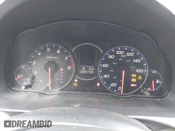 2004 Acura TSX with VIN JH4CL96834C002818, listed as a IAAI auction lot 42258429 with 265,739 mi miles and . Bid and sale history available at DreamBid. Image 7.