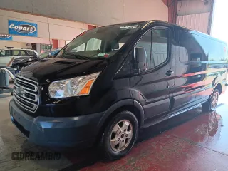 2018 Ford Transit Passenger XL with VIN 1FBZX2YG9JKA79775, listed as a Copart auction lot 60044743 with 57,404 mi miles and Salvage Title. Bid and sale history available at DreamBid. Image 1.
