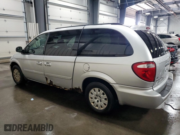 2007 Chrysler Town & Country LWB LX with VIN 2A4GP44R87R341991, listed as a Copart auction lot 76132174 with 166,176 mi miles and Non Repairable. Bid and sale history available at carsss.com. Image 2.