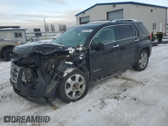 2011 GMC Terrain SLT-2 with VIN 2CTFLXE51B6229722, listed as a Copart auction lot 45777265 with 109,166 mi miles and Salvage Title. Bid and sale history available at carsss.com. Image 1.