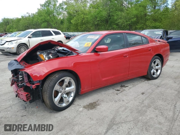 2012 Dodge Charger SXT with VIN 2C3CDXHG5CH178776, listed as a Copart auction lot 56191355 with Not Provided miles and Salvage Title. Bid and sale history available at DreamBid. Image 1.
