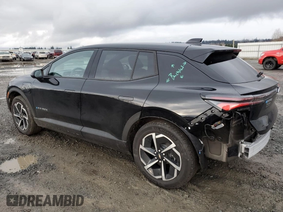 2025 Chevrolet Equinox EV LT z VIN 3GN7DLRP6SS121798, wystawiony jako Copart lot #45547575 z przebiegiem 2 147 mil mil oraz Szkoda całkowita • Salvage title. Historia ofert i sprzedaży dostępna na DreamBid. Obrazek 2.