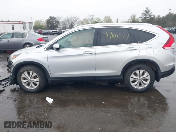 2012 Honda CR-V EX-L with VIN 2HKRM3H71CH508077, listed as a IAAI auction lot 41969207 with 75,768 mi miles. Bid and sale history available at carsss.com. Image 14.
