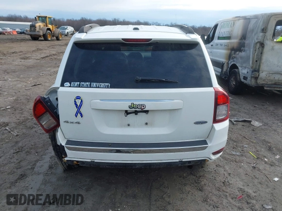 2015 Jeep Compass High Altitude Edition with VIN 1C4NJDEB6FD269920, listed as a IAAI auction lot 41709213 with 162,633 mi miles. Bid and sale history available at carsss.com. Image 17.