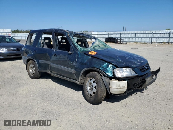 1998 Honda CR-V LX with VIN JHLRD1842WC060154, listed as a Copart auction lot 69065994 with 237,291 mi miles and Salvage Title. Bid and sale history available at carsss.com. Image 4.