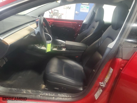 2020 Tesla Model 3 Long Range with VIN 5YJ3E1EB9LF711457, listed as a Copart auction lot 46911995 with 74,327 mi miles and Salvage Title. Bid and sale history available at carsss.com. Image 7.