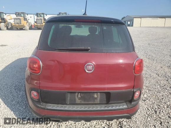 2015 FIAT 500L Urbana Trekking with VIN ZFBCFADH5FZ032273, listed as a Copart auction lot 67446984 with 107,860 mi miles and Salvage Title. Bid and sale history available at carsss.com. Image 6.
