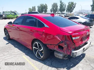 2019 Honda Accord Sport with VIN 1HGCV2F32KA013567, listed as a IAAI auction lot 42493535 with 96,380 mi miles and . Bid and sale history available at DreamBid. Image 3.