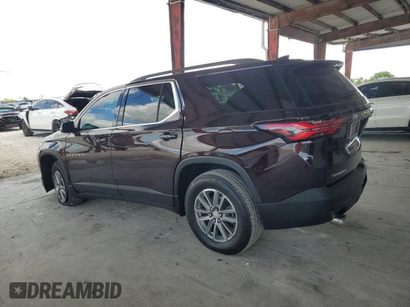 2023 Chevrolet Traverse LT Cloth with VIN 1GNERGKW0PJ129423, listed as a Copart auction lot 49890424 with 17,836 mi miles. Bid and sale history available at carsss.com. Image 2.