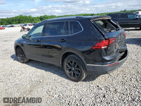 2024 Volkswagen Tiguan SE with VIN 3VV3B7AX5RM183046, listed as a Copart auction lot 55722785 with 23,071 mi miles and Salvage title. Bid and sale history available at DreamBid. Image 2.