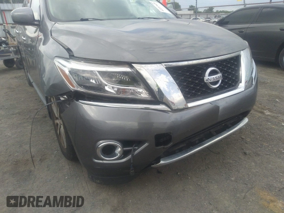 2016 Nissan Pathfinder Platinum with VIN 5N1AR2MNXGC625831, listed as a IAAI auction lot 42257421 with 162,803 mi miles and . Bid and sale history available at DreamBid. Image 6.