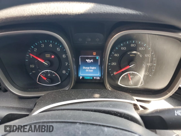 2015 Chevrolet Malibu LS with VIN 1G11B5SL7FF328050, listed as a Copart auction lot 52145865 with 75,908 mi miles and Salvage Title. Bid and sale history available at DreamBid. Image 9.