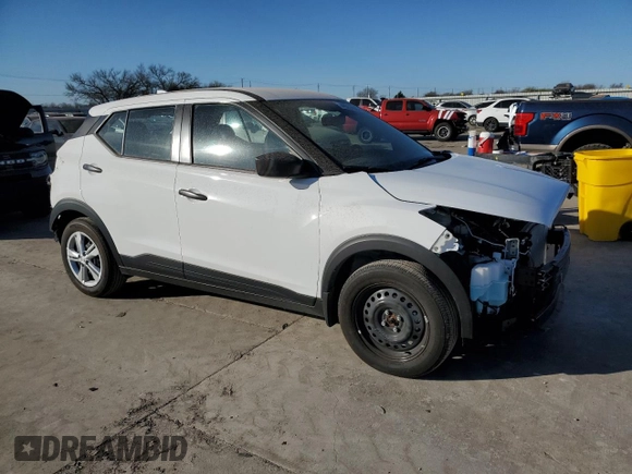 2024 Nissan Kicks S with VIN 3N1CP5BV6RL522908, listed as a Copart auction lot 49353005 with 2,034 mi miles and Salvage Title. Bid and sale history available at carsss.com. Image 4.