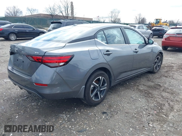 2024 Nissan Sentra SV with VIN 3N1AB8CV1RY285382, listed as a IAAI auction lot 41738171 with 3,090 mi miles and . Bid and sale history available at DreamBid. Image 4.