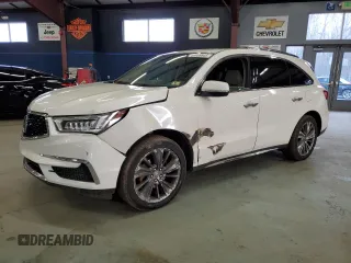 2017 Acura MDX Technology with VIN 5FRYD4H55HB009013, listed as a Copart auction lot 50069845 with 144,380 mi miles and Salvage Title. Bid and sale history available at DreamBid. Image 1.