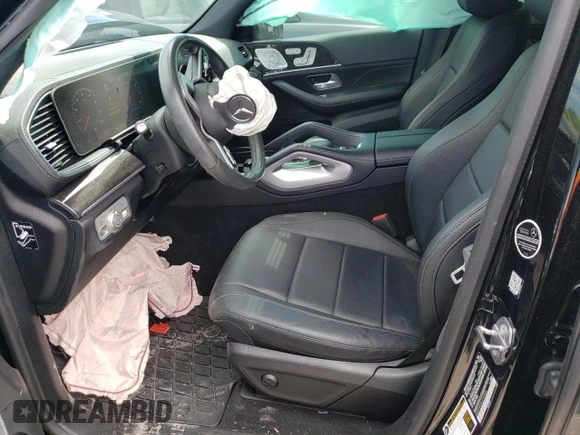 2020 Mercedes-Benz GLS 450 with VIN 4JGFF5KE9LA187456, listed as a Copart auction lot 46255613 with 49,592 mi miles and Salvage Title. Bid and sale history available at DreamBid. Image 7.
