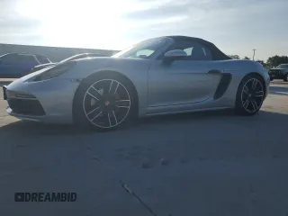 2019 Porsche 718 Boxster S z VIN WP0CB2A81KS228703, wystawiony jako Copart lot #59356574 z przebiegiem 33 476 mil mil oraz Szkoda całkowita • Salvage title. Historia ofert i sprzedaży dostępna na DreamBid. Obrazek 1.