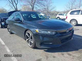 2019 Honda Accord Sport with VIN 1HGCV1F38KA138048, listed as a IAAI auction lot 41937312 with 99,124 mi miles and . Bid and sale history available at DreamBid. Image 1.