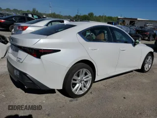 2021 Lexus IS with VIN JTHC81F29M5044638, listed as a Copart auction lot 60393903 with 49,179 mi miles. Bid and sale history available at carsss.com. Image 3.