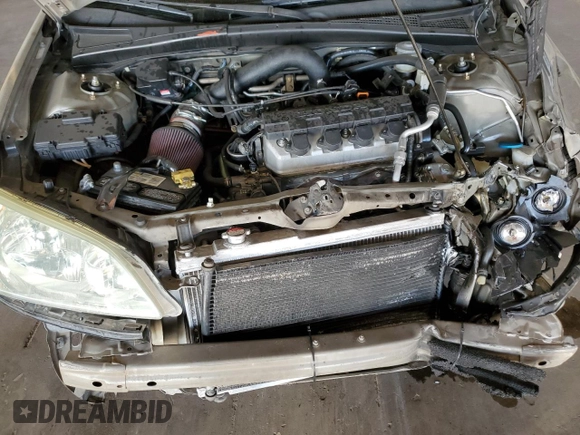 2004 Honda Civic LX with VIN 2HGES15534H534008, listed as a Copart auction lot 45570955 with 209,480 mi miles and Salvage Title. Bid and sale history available at DreamBid. Image 11.