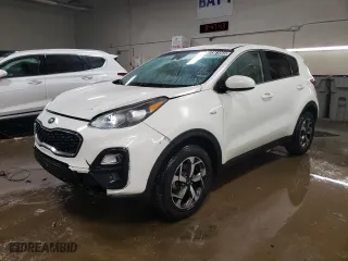 2021 Kia Sportage LX with VIN KNDPMCAC6M7864304, listed as a Copart auction lot 47361065 with 102,776 mi miles and Salvage Title. Bid and sale history available at carsss.com. Image 1.
