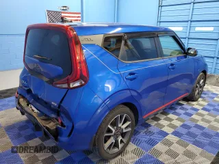2021 Kia Soul Turbo with VIN KNDJ53AF0M7741062, listed as a Copart auction lot 53095145 with 58,367 mi miles and Clean Title. Bid and sale history available at DreamBid. Image 3.