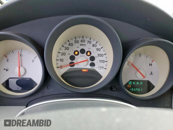 2007 Dodge Caliber with VIN 1B3HB28B87D364797, listed as a Copart auction lot 44508745 with 155,961 mi miles and Clean Title. Bid and sale history available at carsss.com. Image 9.