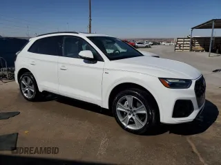 2025 Audi Q5 S line Premium z VIN WA1GAAFYXS2023169, wystawiony jako Copart lot #48351065 z przebiegiem 6 012 mil mil oraz Czysty tytuł • Clean title. Historia ofert i sprzedaży dostępna na DreamBid. Obrazek 4.