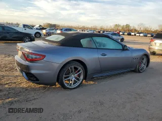 2019 Maserati GranTurismo Convertible Sport with VIN ZAM45VMAXK0345294, listed as a Copart auction lot 87827585 with 0 mi miles and Non Repairable. Bid and sale history available at carsss.com. Image 3.