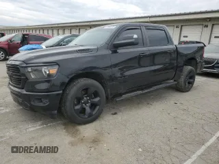 2019 Ram 1500 Big Horn/Lone Star with VIN 1C6SRFFT5KN731765, listed as a Copart auction lot 51946135 with 95,644 mi miles and Salvage Title. Bid and sale history available at carsss.com. Image 1.