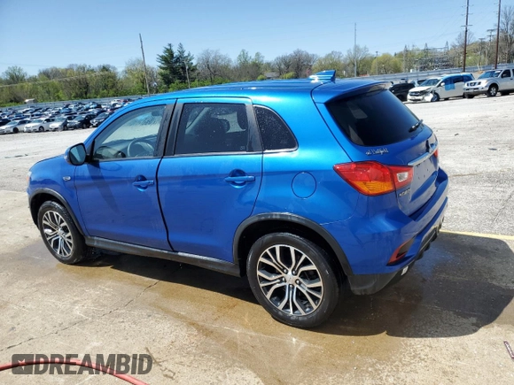 2018 Mitsubishi Outlander ES with VIN JA4AP3AU5JU024172, listed as a Copart auction lot 51807585 with 86,580 mi miles and Salvage title. Bid and sale history available at DreamBid. Image 2.