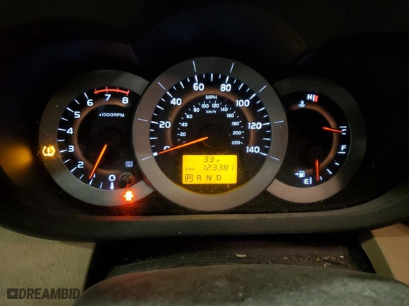 2011 Toyota RAV4 with VIN 2T3BF4DV0BW144246, listed as a Copart auction lot 49473235 with 123,381 mi miles and Salvage Title. Bid and sale history available at carsss.com. Image 9.