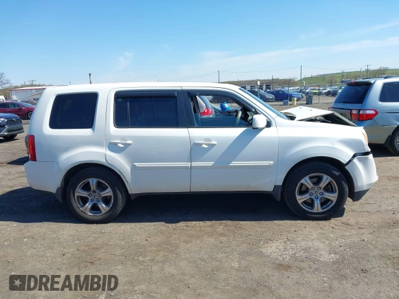 2013 Honda Pilot EX-L with VIN 5FNYF4H5XDB075692, listed as a IAAI auction lot 42073807 with 154,824 mi miles and . Bid and sale history available at carsss.com. Image 13.