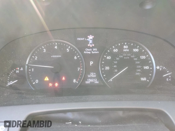 2015 Lexus LS 460 with VIN JTHBL5EF5F5133874, listed as a Copart auction lot 79224074 with 156,212 mi miles and Salvage title. Bid and sale history available at DreamBid. Image 9.