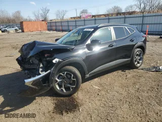 2025 Chevrolet Trax LT with VIN KL77LHEP6SC035408, listed as a Copart auction lot 49240705 with 4,783 mi miles and Salvage Title. Bid and sale history available at carsss.com. Image 1.