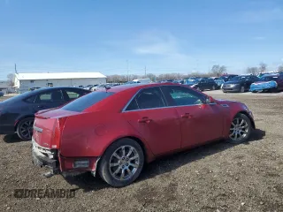 2008 Cadillac CTS AWD with VIN 1G6DT57V780193897, listed as a Copart auction lot 51231425 with 78,585 mi miles and Salvage Title. Bid and sale history available at DreamBid. Image 3.