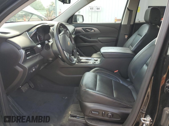 2021 Chevrolet Traverse Premier with VIN 1GNERKKW6MJ238743, listed as a Copart auction lot 57995125 with 61,096 mi miles and Salvage title. Bid and sale history available at DreamBid. Image 7.