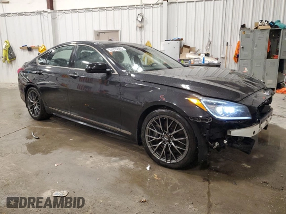 2018 Genesis G80 Sport z VIN KMHGN4JB1JU270304, wystawiony jako Copart lot #51576065 z przebiegiem 83 447 mil mil oraz Nie do naprawy • Non repairable. Historia ofert i sprzedaży dostępna na DreamBid. Obrazek 4.