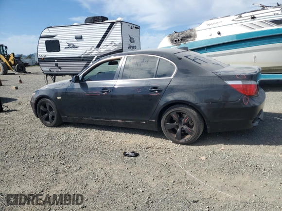 2004 BMW 5 Series 530i with VIN WBANA73534B810197, listed as a Copart auction lot 52813805 with 169,608 mi miles and Salvage Title. Bid and sale history available at DreamBid. Image 2.