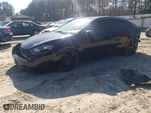 2015 Dodge Dart SXT with VIN 1C3CDFBB3FD346357, listed as a Copart auction lot 49389445 with 83,213 mi miles and Salvage Title. Bid and sale history available at carsss.com. Image 1.