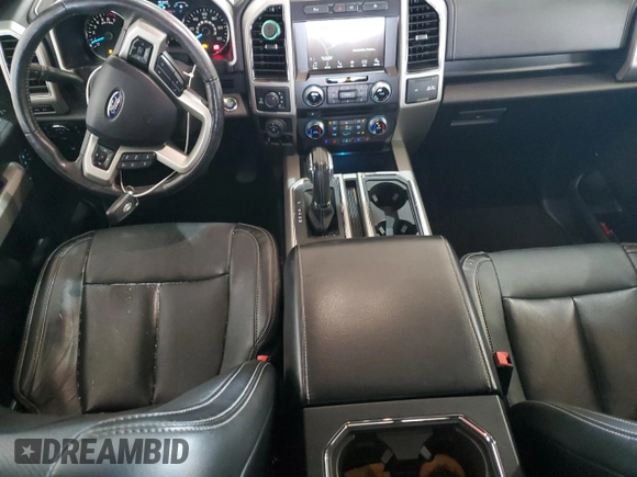 2018 Ford F-150 XL with VIN 1FTFW1EG1JFC18807, listed as a Copart auction lot 60664725 with 129,841 mi miles and Salvage title. Bid and sale history available at DreamBid. Image 8.