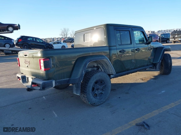 2022 Jeep Gladiator Mojave with VIN 1C6JJTEG7NL172628, listed as a IAAI auction lot 41429135 with 44,209 mi miles. Bid and sale history available at carsss.com. Image 4.