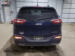 2015 Jeep Cherokee Limited with VIN 1C4PJMDB2FW655409, listed as a Copart auction lot 88255715 with 109,262 mi miles and Salvage Title. Bid and sale history available at carsss.com. Image 6.