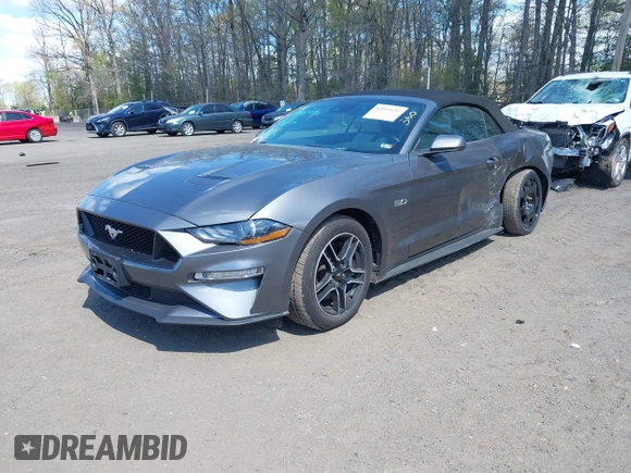 2023 Ford Mustang GT Premium with VIN 1FATP8FF9P5104802, listed as a IAAI auction lot 42033658 with 38,610 mi miles and . Bid and sale history available at carsss.com. Image 17.