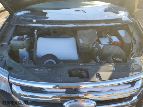 2014 Ford Edge SEL with VIN 2FMDK4JC9EBB85985, listed as a Copart auction lot 46152195 with 136,808 mi miles and Salvage Title. Bid and sale history available at carsss.com. Image 14.