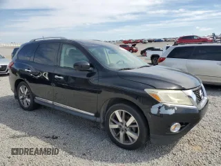 2013 Nissan Pathfinder S with VIN 5N1AR2MM8DC657454, listed as a Copart auction lot 50247115 with 114,509 mi miles and Salvage Title. Bid and sale history available at carsss.com. Image 4.