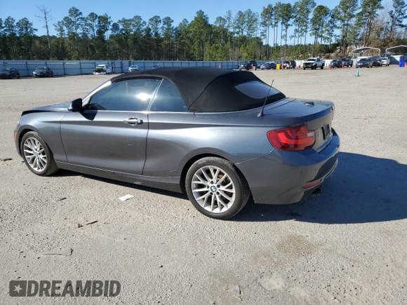 2016 BMW 2 Series 228i with VIN WBA1K9C57GV322347, listed as a Copart auction lot 86609324 with 68,395 mi miles and Clean Title. Bid and sale history available at carsss.com. Image 2.