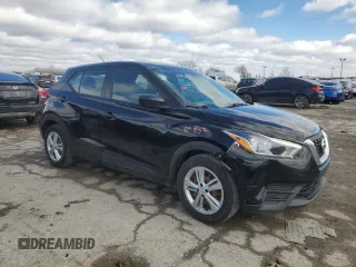 2020 Nissan Kicks S with VIN 3N1CP5BV0LL489833, listed as a Copart auction lot 46720205 with 89,602 mi miles and Salvage Title. Bid and sale history available at carsss.com. Image 4.