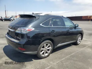 2010 Lexus RX 350 with VIN JTJZK1BA1A2407924, listed as a Copart auction lot 60111855 with 157,055 mi miles and Salvage title. Bid and sale history available at DreamBid. Image 3.